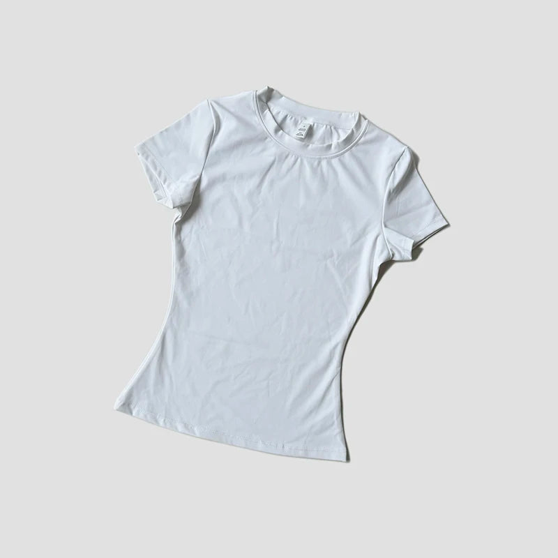 Women Yoga Top Seamless Sport T Shirts Fitness Clothes Short Sleeve Yoga Shirt Gym Top Running Active Wear Quick Pick Grocers